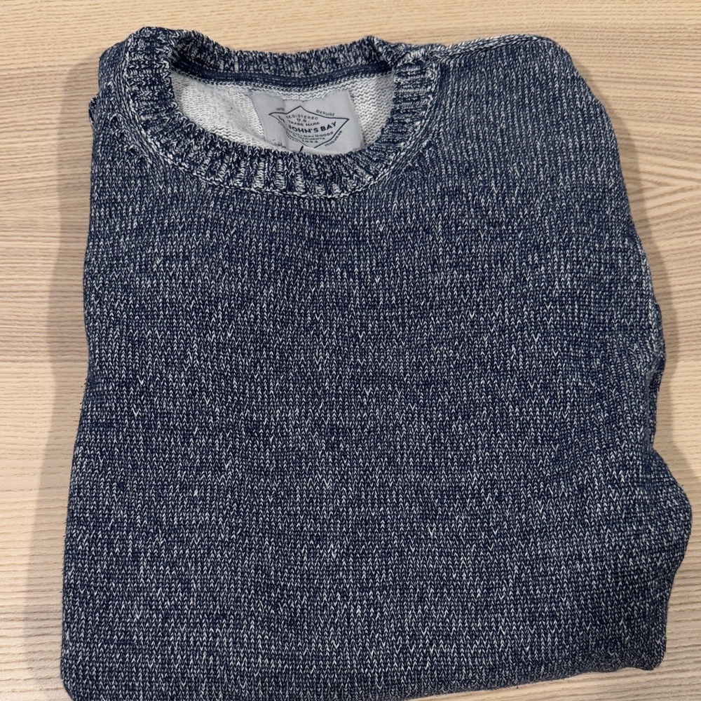 St. John's Bay Men's Navy Crewneck Sweater